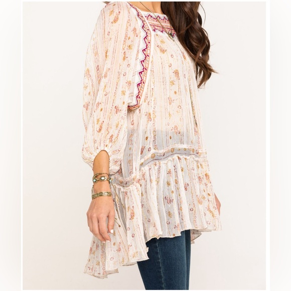 FREE PEOPLE WOMEN'S DANCE THE MAGIC TUNIC - Picture 4 of 5